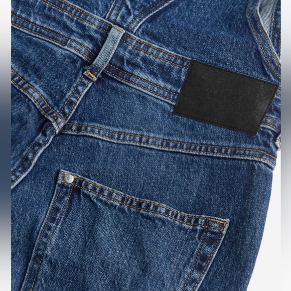 H&M Flared Denim Overalls NWOT - Picture 6 of 15